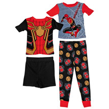 Marvel Comics The Iron Spider Cosplay &amp; AOP 4-Piece Pajama Set Multi-Color - £29.66 GBP