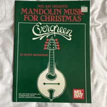 1995 Evergreen Mandolina Música Para Navidad Songbook Hoja Ver Completo Lista - £12.81 GBP