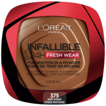 L&#39;Oreal Paris Infallible 24H Fresh Wear Foundation Powder Deep Amber 0.31 oz.. - £25.31 GBP