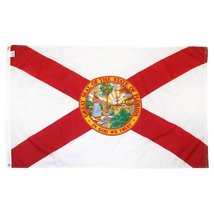 Flag Florida State Super-Poly 5X8 Foot (150D Super Polyester) - £31.70 GBP