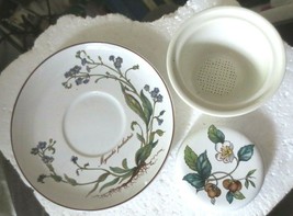 Villeroy Boch Botanica Myosotis Palustris Saucer with lid Diffuser porce... - £21.00 GBP