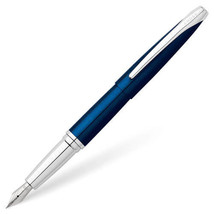 Cross Cross ATX Fountain Pen (Translucent Blue) - Medium - £109.70 GBP