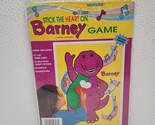 New! Barney Party Game - Stick The Heart On Barney NOS Needs Rubber Bands - $15.74