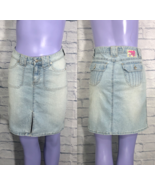 MUDD Blue Jean Denim Cotton Blend Size 3 Three Womens Skirt - £13.54 GBP