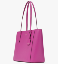 NWB Kate Spade Schuyler Baja Rose Tote Dark Pink K7354 Charm $359 MSRP G... - £97.21 GBP