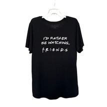 Friends The Television Series Womens T Shirt Black 2XL Short Sleeve Pull... - $14.73