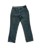 Carhartt Distressed Denim Blue Jeans Mens Size 36x32 Relaxed Fit - $19.00