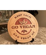 Brand New Personalized Wooden Plaque - Vegan - FREE SHIPPING - $29.99