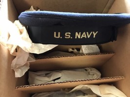 WW II U.S. Navy Vintage United States Navy Cover Hat - Cap - Uniform Usa... - £65.79 GBP