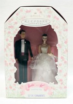 VINTAGE 1997 Hallmark Keepsake Christmas Ornament Barbie Ken Wedding - £58.37 GBP