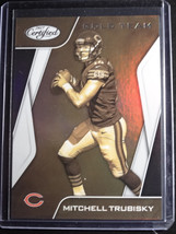 2017 Certified #GT-MT Mitchell Trubisky Chicago Bears Gold Team Football Card - £7.98 GBP