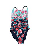 Johnny Was Japer Floral Ruched One Piece Swimsuit Size Small - $101.11 CAD