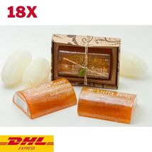 18X LUFFA SOAP Bar Turmeric Tamarind Honey Herbal Scrub Bright Skin Aroma 100 G - £108.22 GBP