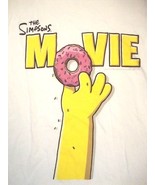 The Simpsons Movie Promo Homer Donuts T Shirt XL - £11.43 GBP