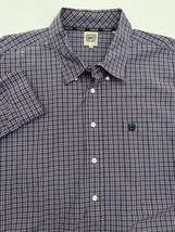 Cinch Long Sleeve Button Down Shirt Plaid Western Cowboy Men&#39;s 2XL XXL - £16.17 GBP