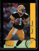 Vintage 1993 Classic Pro Line Live Football Card LP10 Brett Favre Packers Le - £6.73 GBP