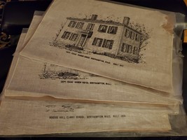 3 Historic Northampton MA Placemats Rogers Hall Clark School Capt. Isaac... - $368.21 MXN