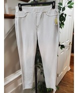 Michael Kors Womens White Cotton Pockets Elastic Waist Flat Front Pants ... - £43.83 GBP