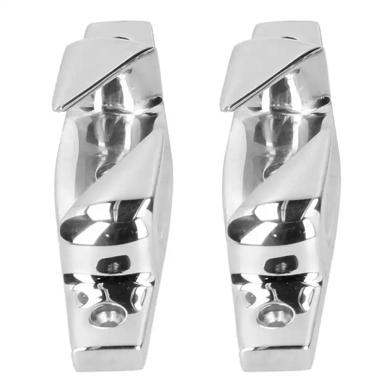2pcs 6in Anchoring Mooring Cleats Left and Right Hollow Fairlead Stainless Ste - £24.94 GBP