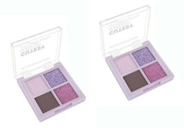 KleanColor Cutesy Quad Eye Shadow Palette In 4 Colors  Prism Verbana 2 Pack - $8.41