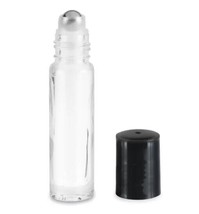 24 New ROLL-ON Glass Bottles Specimen Perfume Essential Oils Extracts 1/3oz Fda - £15.66 GBP