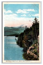 Whiteface Mountain From Pulpit Rock Lake Placid New York UNP WB Postcard M19 - £2.68 GBP