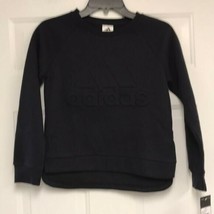 adidas Girl&#39;s Logo Pullover Sweatshirt Size 14 - £20.46 GBP