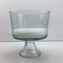 Trifle Bowl Pedestal Dessert Clear Glass Serving Party Centerpiece 8.5&quot; - £31.96 GBP