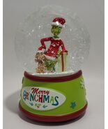 Dr. Seuss &quot;Merry Grinchmas&quot; Musical Snow Globe - $774.49 MXN