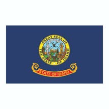 Idaho State Flag Sticker, Decal, Bumper Sticker Vacation Sticker 3&quot; x 5&quot; - £2.82 GBP+