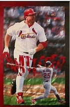 Vtg Mark McGwire St. Louis Cardinals Shatter MLB 23x35 Poster 90s Home Run King - £7.41 GBP