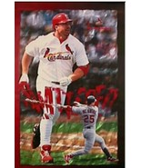 Vtg Mark McGwire St. Louis Cardinals Shatter MLB 23x35 Poster 90s Home R... - £7.46 GBP