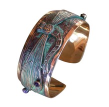 Collectible Artwear Dragonfly Cuff Bracelet - - - $541.17