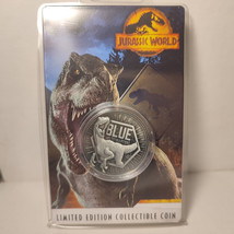 Jurassic World Blue Limited Edition Coin Official Universal Collectible Badge - £15.44 GBP