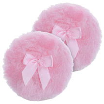 Sibba Large Fluffy Powder Puff, 4 Inch Ultra Soft Washable Reusable Velour Face  - £15.72 GBP
