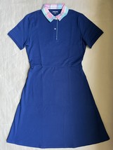 LANDS END Polo DRESS Size: SMALL TALL New SHIP FREE Navy Short Sleeve St... - £70.97 GBP