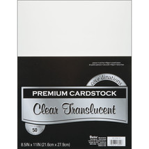 Smooth Cardstock 8.5 X 11 Inches Vellum - $37.99