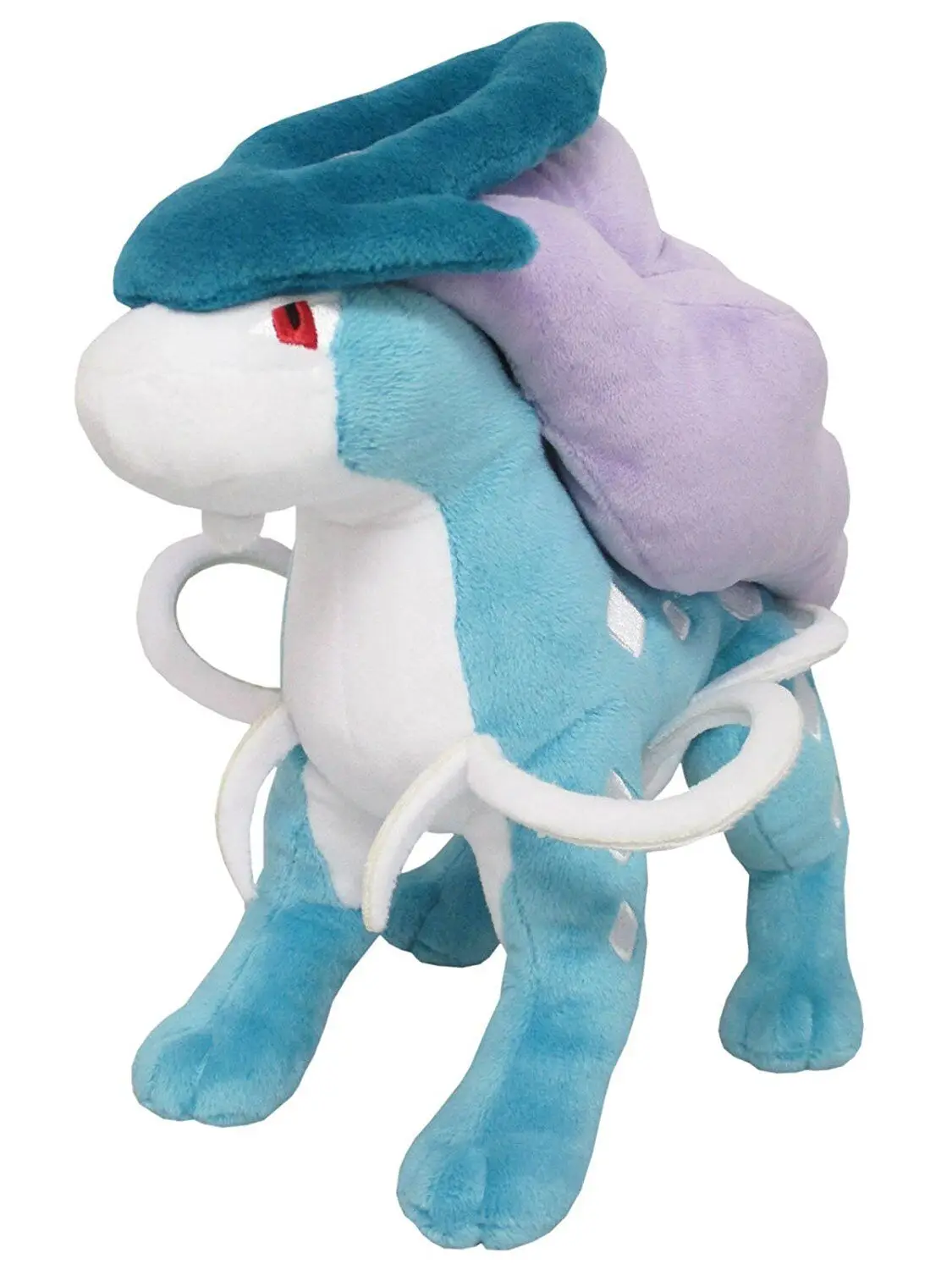 Sanei Pokemon All Star Collection Suicune 8.5&quot; Stuffed Plush Toy Authentic - £20.70 GBP