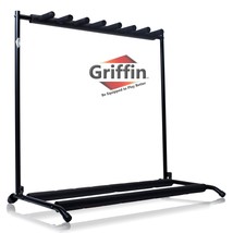 Seven Guitar Rack Stand by GRIFFIN - Floor Storage Holder for Multiple Guitars - - £30.63 GBP
