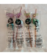Lot Of 4 Vintage 1997 Taco Bell Monster Eye Crazy Straws: 2 SCALES &amp; 2 S... - $29.39