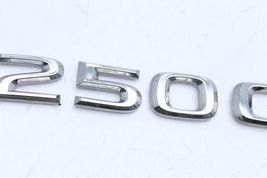 10-13 LEXUS IS250C REAR TRUNK LID CHROME EMBLEM BADGE LOGO LETTERING Q6333 image 2