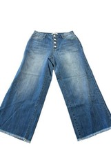 Refuge Womens Ankle Jeans Blue Size 5 (28X24) Low Rise Straight Leg Denim - £22.43 GBP