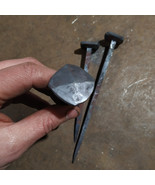 Hand Forged Iron Nail with squire head 30mm - $12.25 CAD