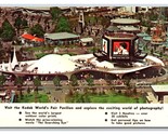 Kodak Worlds Fair Pavilion Aerial View NY NYC UNP 1964 Chrome Postcard H19 - £2.33 GBP