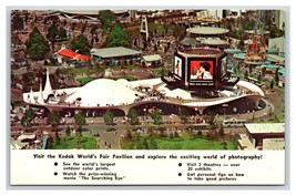 Kodak Worlds Fair Pavilion Aerial View NY NYC UNP 1964 Chrome Postcard H19 - £2.31 GBP