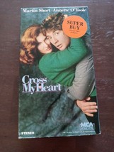 Cross My Heart (VHS 1988) Martin Short, Annette O&#39;Toole, Paul Reiser, MCA - £7.87 GBP