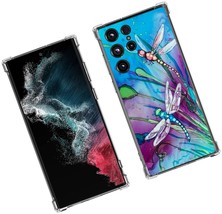 for Galaxy S23 Ultra Case, Cute Dragonfly Drop Case TPU - $40.38