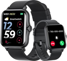 Smart Watch for Men Women Compatible with iPhone Samsung Android Phone 1.85&quot; UU - £36.22 GBP