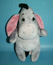Disney Babies Baby Eeyore 12&quot; Plush Pink Bow Tail Stuffed Animal Soft Toy - £9.11 GBP