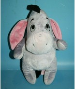 Disney Babies Baby Eeyore 12&quot; Plush Pink Bow Tail Stuffed Animal Soft Toy - £9.33 GBP